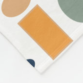 Shape Pattern Fleece Deken (Hoek)
