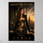 Shape The Future – LeiderschapsPoster Poster (Voorkant)