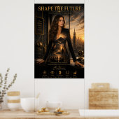 Shape The Future – LeiderschapsPoster Poster (Keuken)