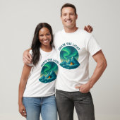 Shape The Light Aurora Mountain Embleem T-Shirt (Unisex)