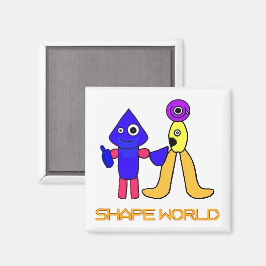 Shape World Magneet (Voorkant / Achterkant)