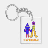 Shape World Sleutelhanger (Voorkant Links)