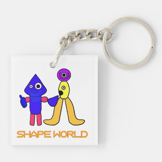 Shape World Sleutelhanger (Achterkant)