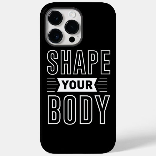 SHAPE YOUR BODY Case-Mate iPhone CASE (Achterkant)