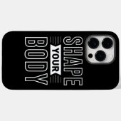 SHAPE YOUR BODY Case-Mate iPhone CASE (Achterkant (horizontaal))