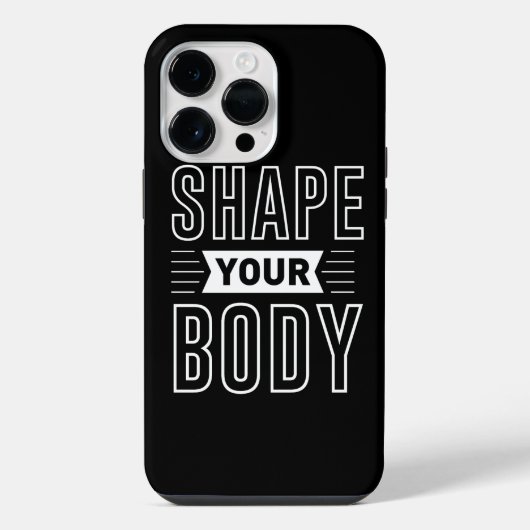 SHAPE YOUR BODY                                    iPhone HOESJE (Achterkant)