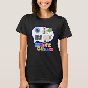 Shapegrams Eye Bee Leaf in Ewe T-shirt