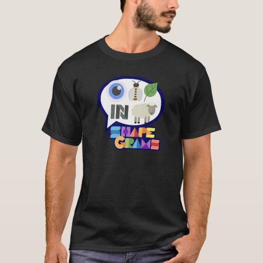 Shapegrams Eye Bee Leaf In Ewe T-shirt (Voorkant)
