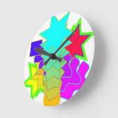 Shapes & Colors Clock Ronde Klok (Hoek)