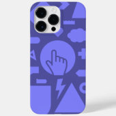 Shapes Pattern iphone 14 pro max hoesje (Achterkant)