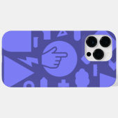 Shapes Pattern iphone 14 pro max hoesje (Achterkant (horizontaal))