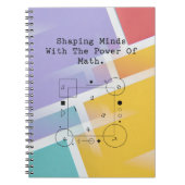 Shaping Minds Math Power | Inspiring Education Notitieboek (Voorkant)