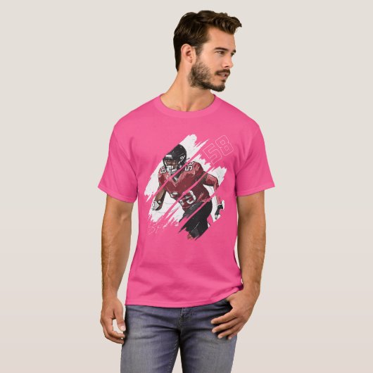 Shaquil Barrett Stripes T-shirt (Voorkant volledig)