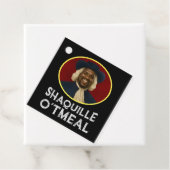 Shaquille Oatmeal Funny Meme Bedankjes Labels (In situ)