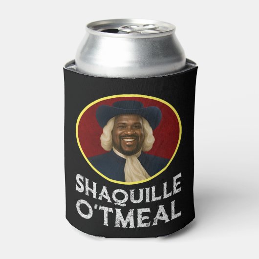 Shaquille Oatmeal Funny Meme Blikjeskoeler (Blikje Voorkant)