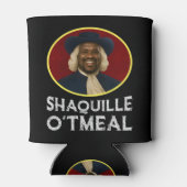 Shaquille Oatmeal Funny Meme Blikjeskoeler (Achterkant)