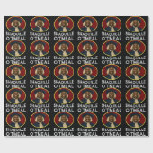 Shaquille Oatmeal Funny Meme Cadeaupapier (Vlak)