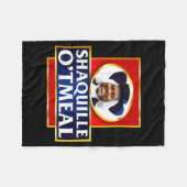 Shaquille Oatmeal Funny Meme  Fleece Deken (Voorkant (Horizontaal))