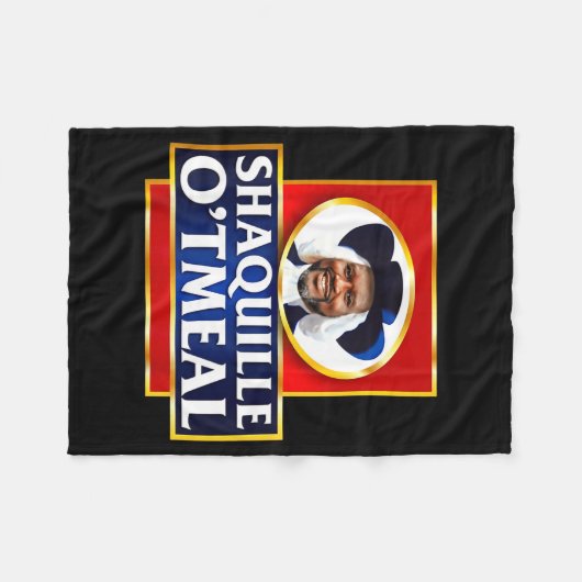 Shaquille Oatmeal Funny Meme  Fleece Deken (Voorkant (Horizontaal))
