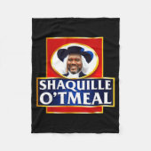 Shaquille Oatmeal Funny Meme  Fleece Deken (Voorkant)