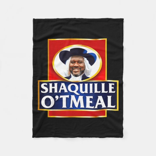 Shaquille Oatmeal Funny Meme  Fleece Deken (Voorkant)
