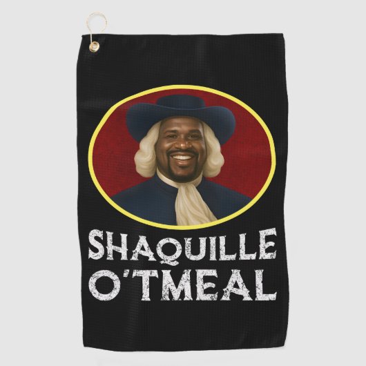Shaquille Oatmeal Funny Meme Golfhanddoek (Voorkant)