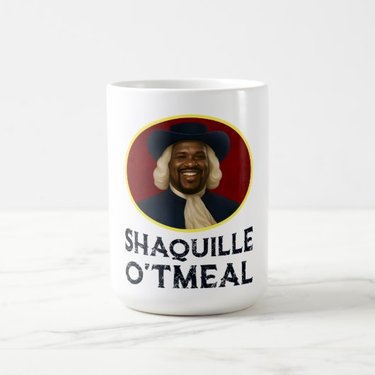 Shaquille Oatmeal Funny Meme Koffiemok (Center)