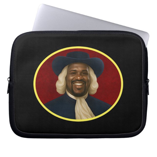 Shaquille Oatmeal Funny Meme Laptop Sleeve (Voorkant)