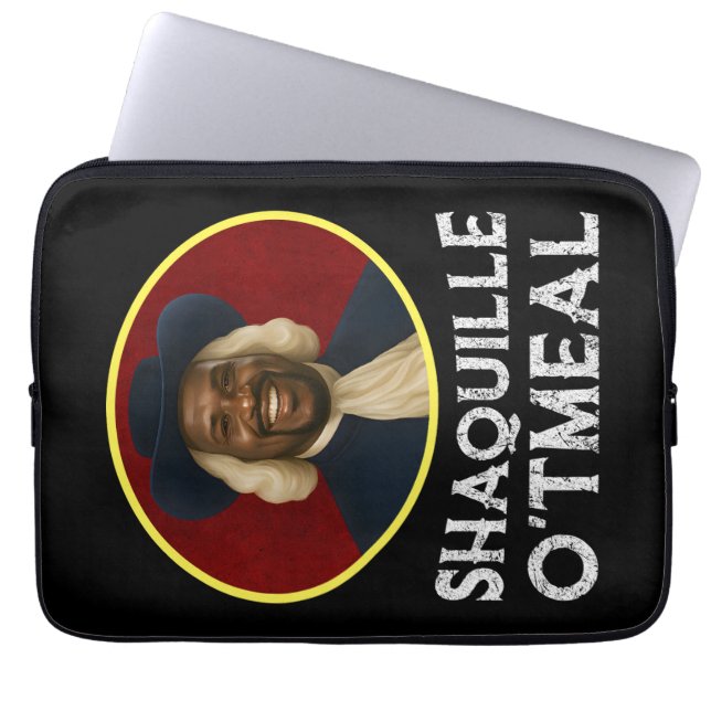 Shaquille Oatmeal Funny Meme Laptop Sleeve (Voorkant)