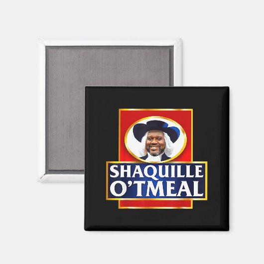 Shaquille Oatmeal Funny Meme  Magneet (Voorkant / Achterkant)