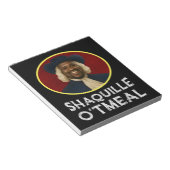 Shaquille Oatmeal Funny Meme Notitieblok (Schuin)