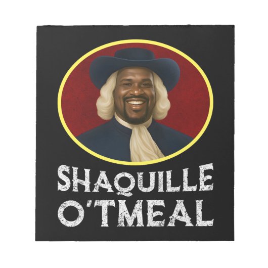 Shaquille Oatmeal Funny Meme Notitieblok (Voorkant)