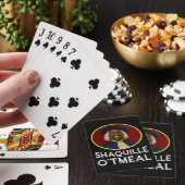 Shaquille Oatmeal Funny Meme Pokerkaarten (Insitu)