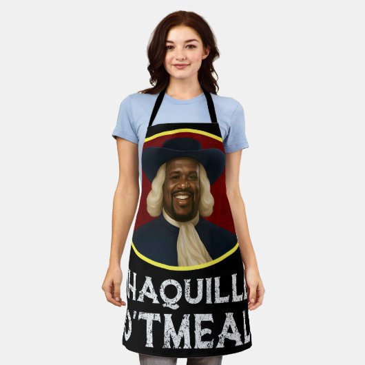 Shaquille Oatmeal Funny Meme Schort (Gedragen)