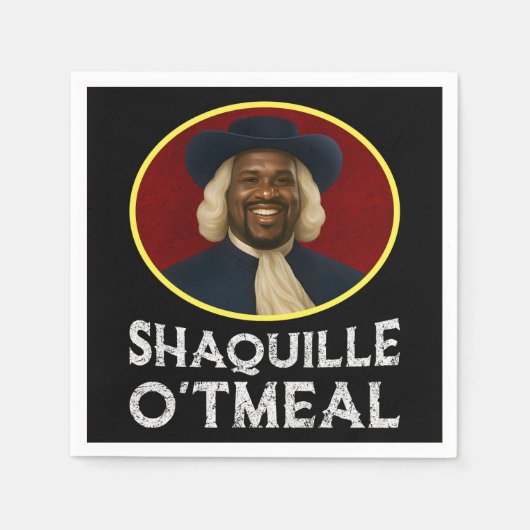 Shaquille Oatmeal Funny Meme Servet (Voorkant)