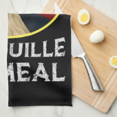 Shaquille Oatmeal Funny Meme Theedoek (Quarter Fold)
