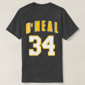 Shaquille ONeal Jersey T-shirt (Design voorkant)