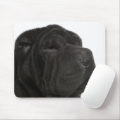 Shar Pei (1 jaar oud) close-up Muismat (Met muis)