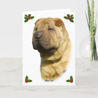 Shar Pei 9M100D-045 Feestdagen Kaart