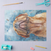 Shar Pei Aquarel Schilderij Decoupage Tissuepapier (Craft)