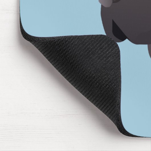 Shar Pei Basic Design Sjablonen Muismat (Hoek)