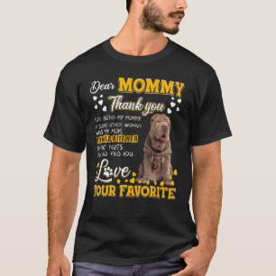 Shar Pei Beste mama, bedankt dat je mijn mama bent T-shirt