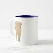 Shar-Pei - Big Nose en Butt Tweekleurige Koffiemok (Voorkant links)