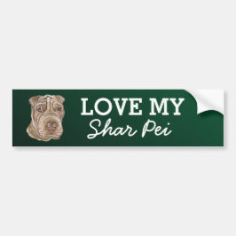 Shar Pei Bumpersticker