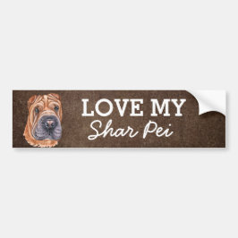 Shar Pei Bumpersticker