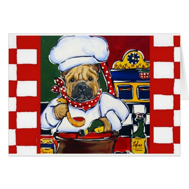 Shar-Pei Chef (Voorkant Horizontaal)