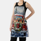 Shar Pei Christmas Red Truck Holiday Schort (Insitu)