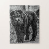 SHAR PEI CUTE DOG JIGSAW PUZZLE LEGPUZZEL (Verticaal)