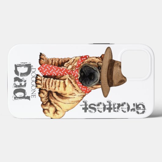 Shar-Pei Dad Case-Mate iPhone Case (Achterkant (horizontaal))