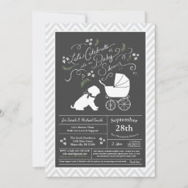 Shar Pei Dog Baby shower Genderneutraal Kaart